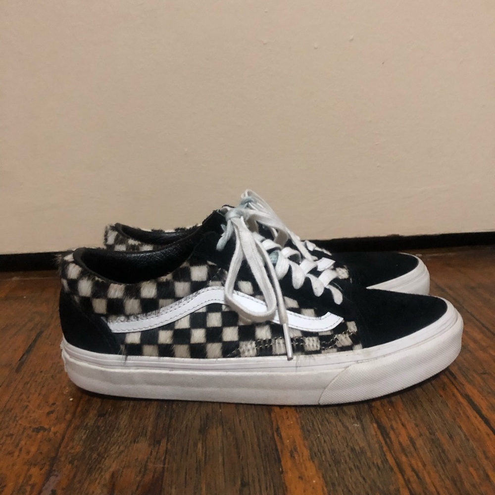 Madewell x Vans® Sneakers in Checked Calf Hair